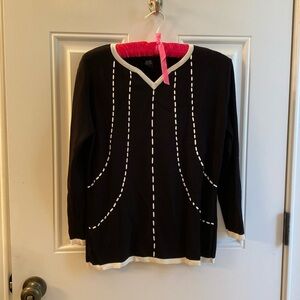 Finity black womens top